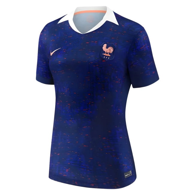 2025 France Womens Team Home Shirt (Unisex) - Ladies (Your Name)-SoccerKits Hub | Buy Soccer Jerseys Online
